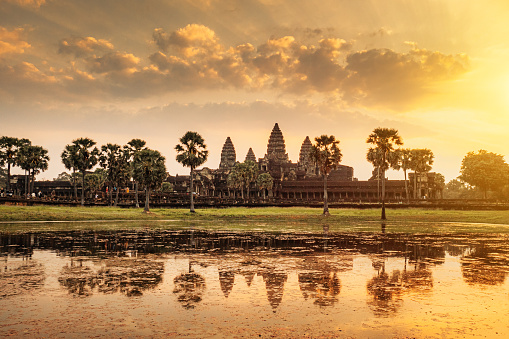 Sunrise at Ankor Wat, Siem Reap, Cambodia