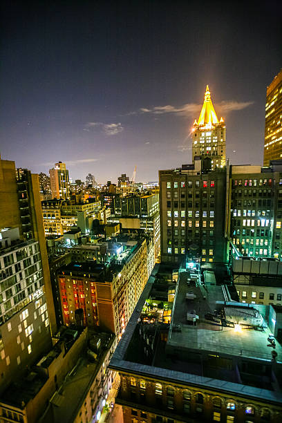 istock Night lights of the city 185424248