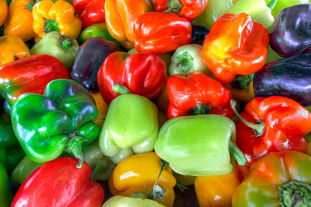 istock Sweet Bell Peppers Assorted Colors 185425379