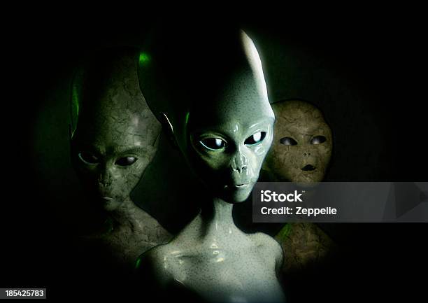 Aliens Series 1 Alien Greens Stock Photo - Download Image Now - Alien, Alien Abduction, Fantasy