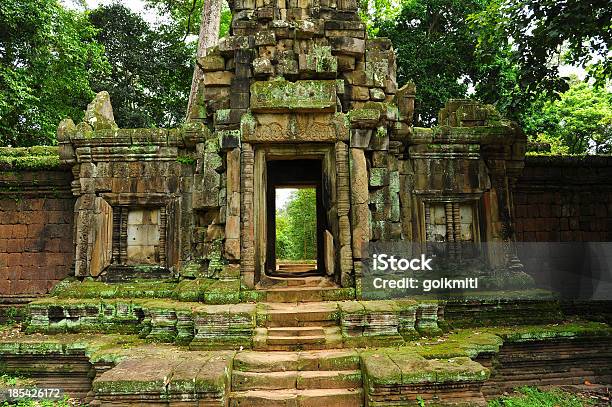 Foto de Angkor Antigo Templo De Angkor Thom No Camboja e mais fotos de stock de Angkor - Angkor, Arqueologia, Arquitetura