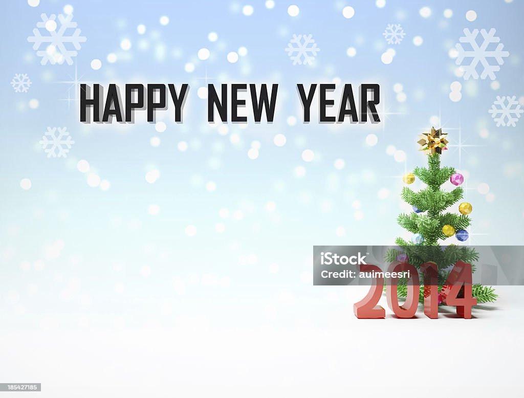 Happy new year 2014 Greeting cards for  happy new year 2014 Art Stock Photo