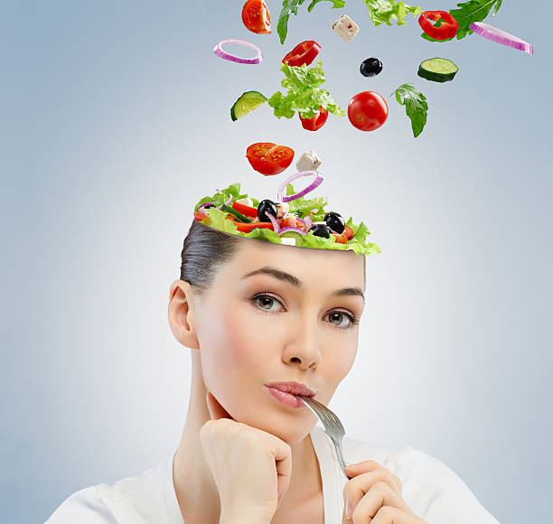 eating healthy food