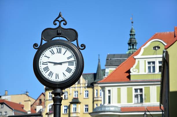 istock Old clock on the street 185427661