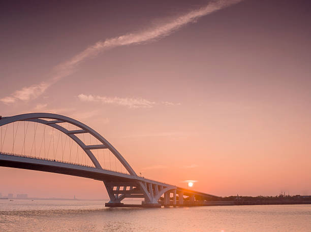 istock Xiamen wuyuan bridge a sunrise 185427699