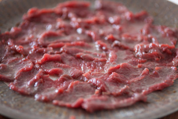 istock Raw food diet, carpaccio 1854284064
