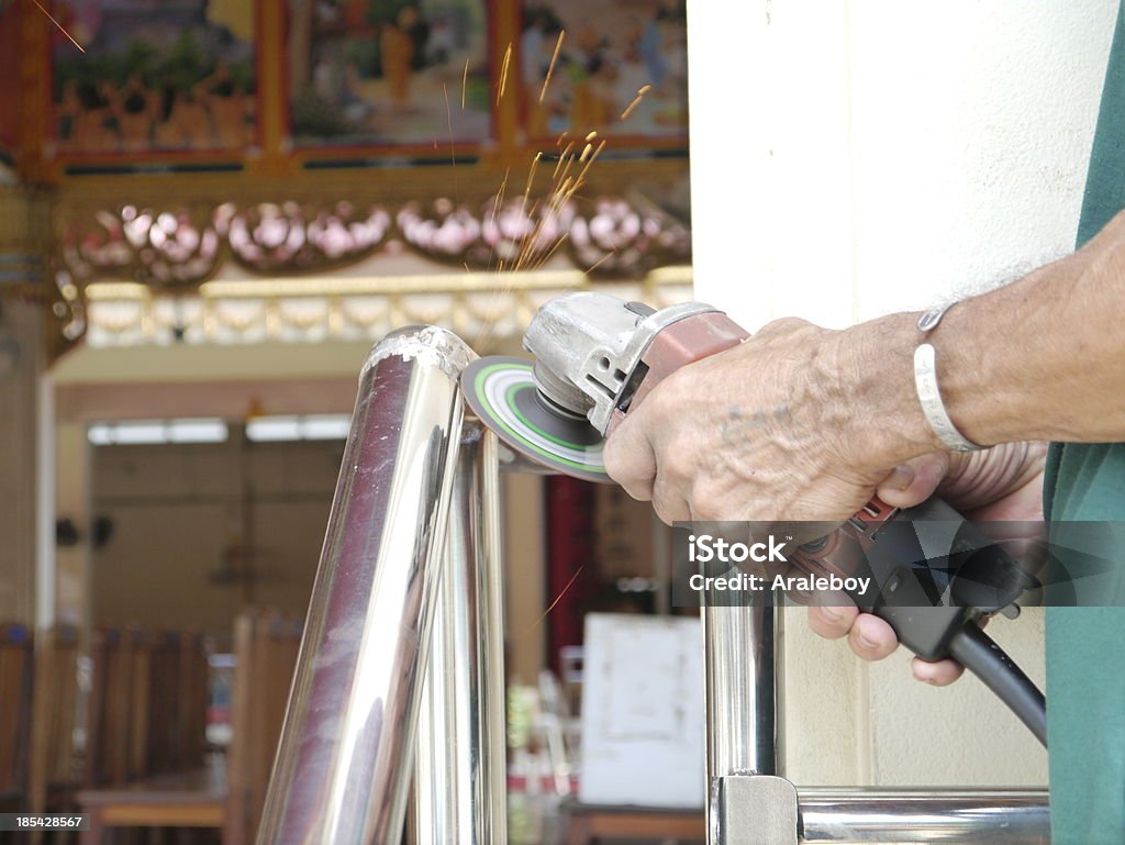 Trabalhadores de aço inoxidável. - Foto de stock de Adulto royalty-free