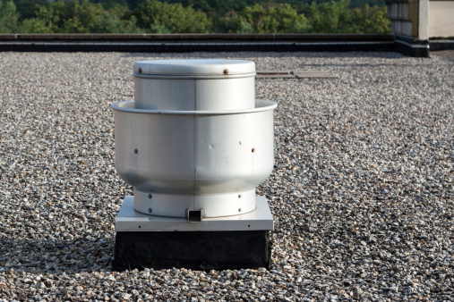 air ventilator on top of a roof