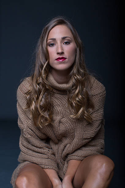 istock Woman in autumn look 185431488