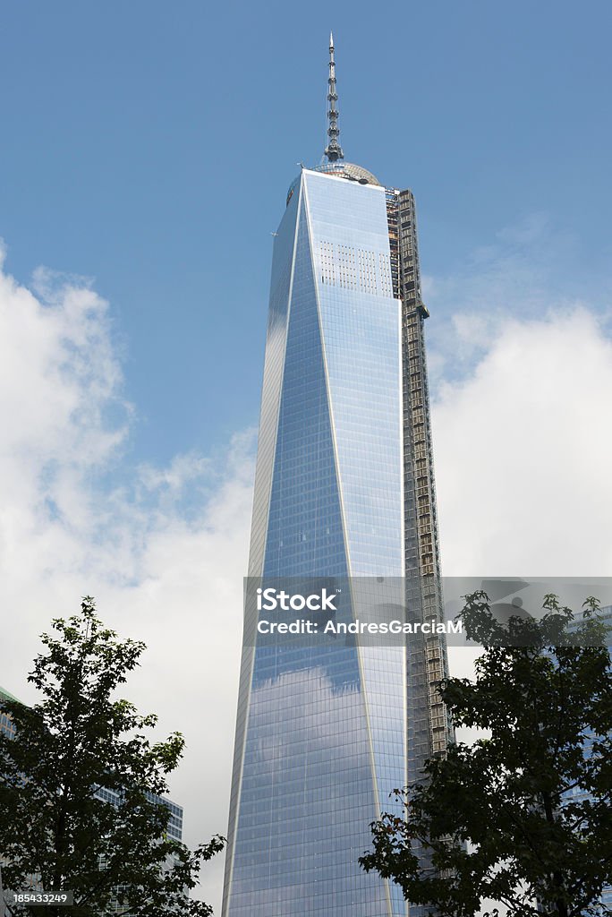 Freedom Tower, New York, das One World Trade Center - Lizenzfrei Aufnahme von unten Stock-Foto