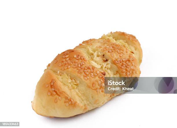 Pane Allaglio Con Sesamo - Fotografie stock e altre immagini di Aglio - Alliacee - Aglio - Alliacee, Antipasto, Baguette