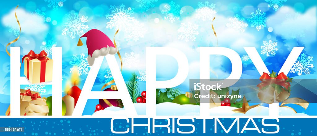 Buon Natale Banner - arte vettoriale royalty-free di Agrifoglio