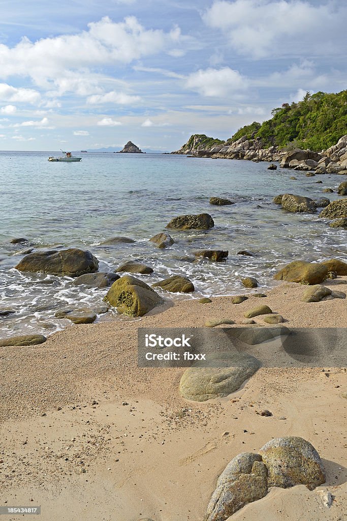 Paisagem Tropical beach - Foto de stock de Areia royalty-free