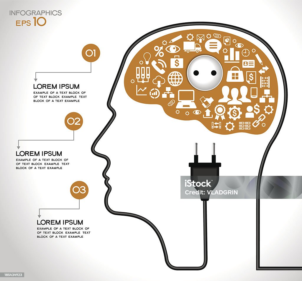 concept d'affaires moderne - clipart vectoriel de Abstrait libre de droits