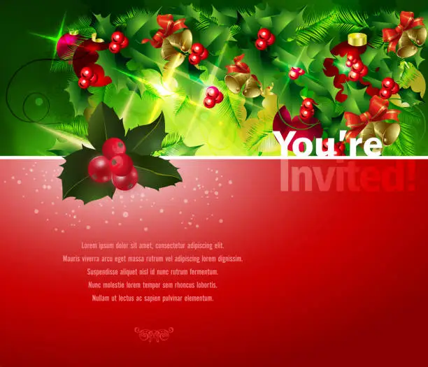 Vector illustration of Christmas Background