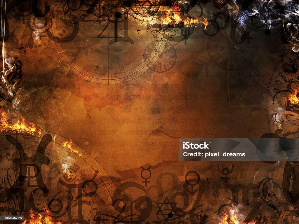 mysterious spells background mysterious astrological spells esoteric background Witch Stock Photo