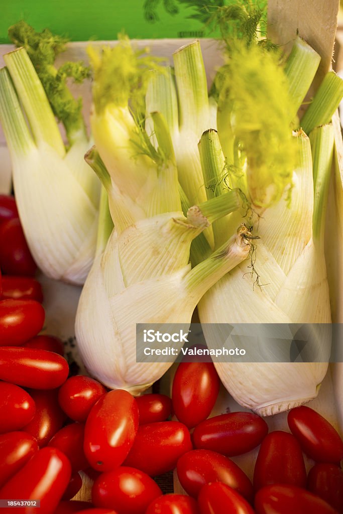 Anisee Funcho e tomate no Mercado - Royalty-free Alimentação Saudável Foto de stock