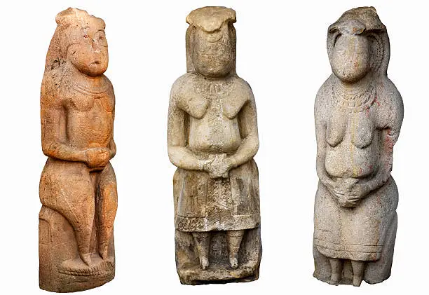 Photo of Ancient stone statues of women