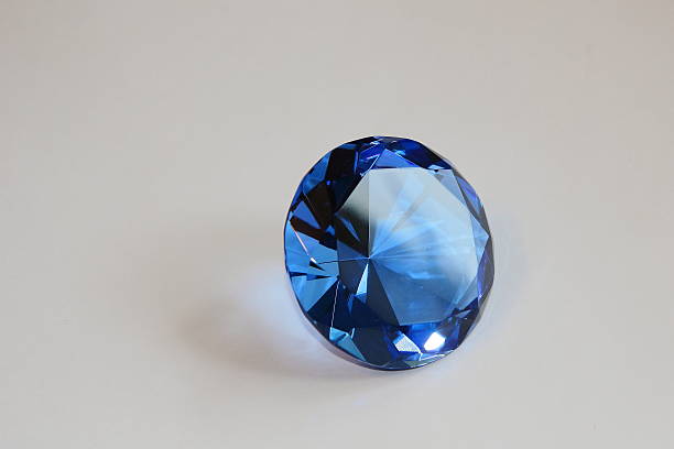 istock Many-sided figure from glass 185439826