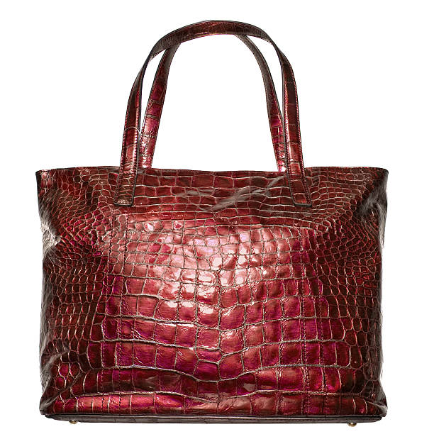istock luxury red leather female bag isolated on white 185439878