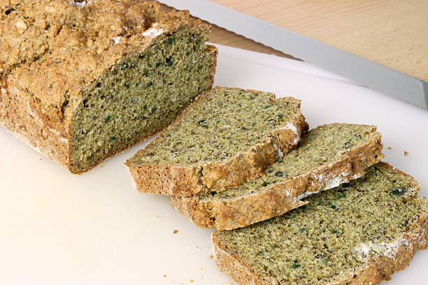 Wholemeal  Pumpkin Seed Bread stock photo