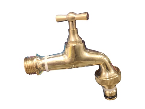 brass garden hose holder faucet