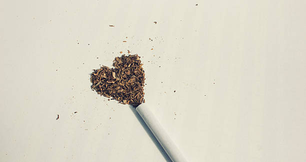 istock Spilt tobacco making a heart shape 185443305