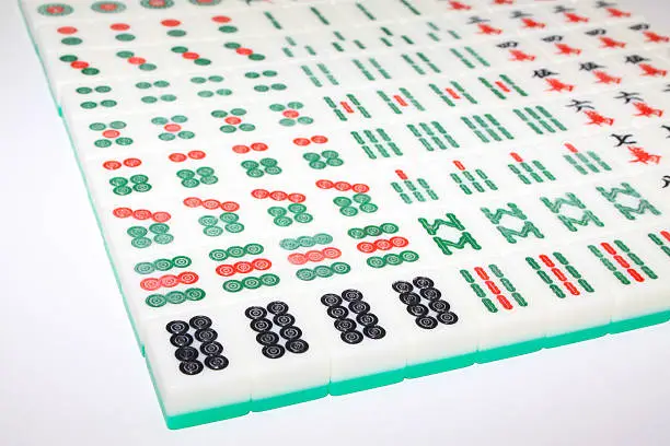 Photo of mahjong tiles