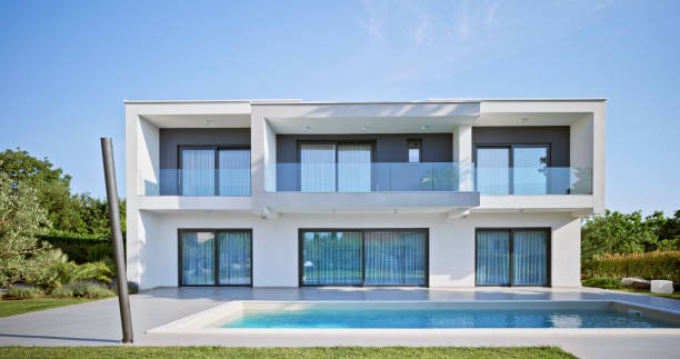 istock Exterior view of modern house 1854475510