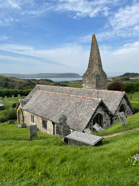 istock Small village church in North Cornwall 1854491107