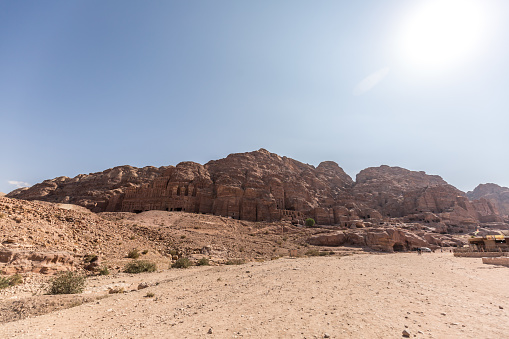 Lost city of Petra in Jordan