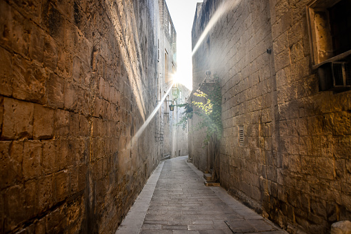 Outer wall of the old city in Jerusalem