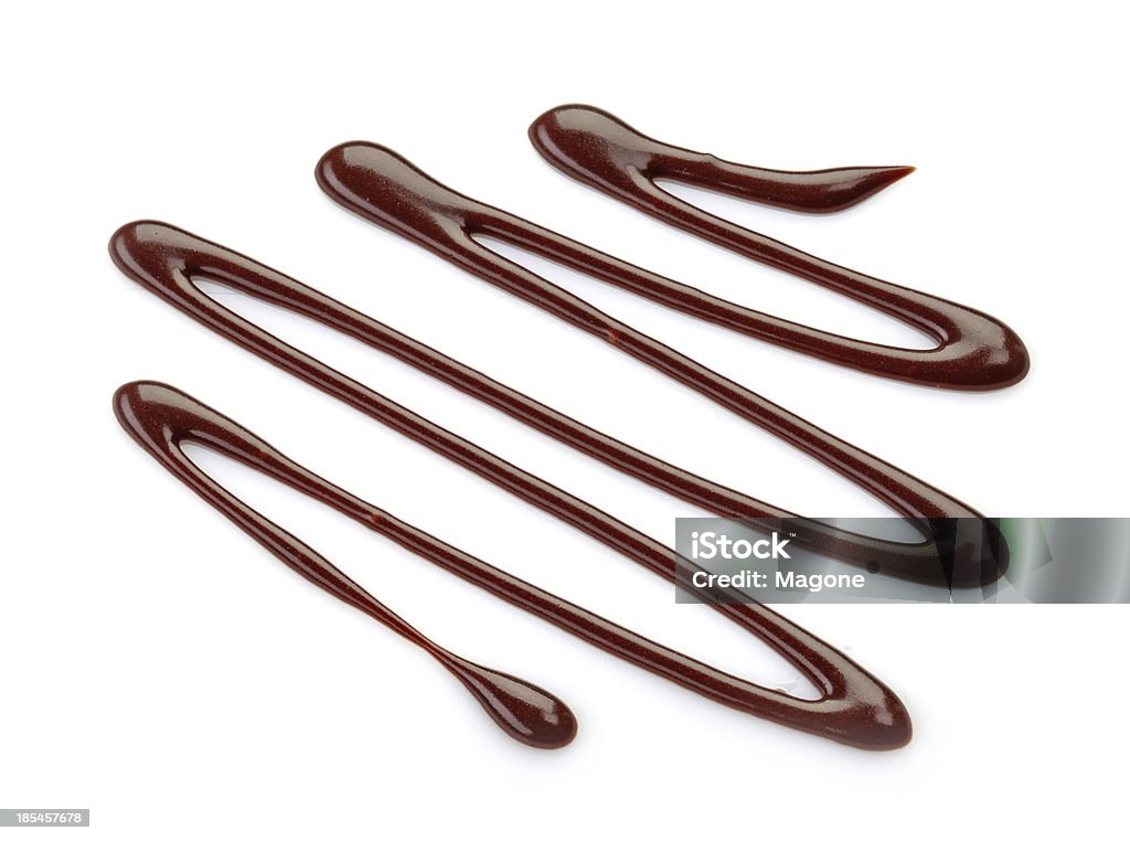 süße Schokolade Soße - Lizenzfrei Schokoladensoße Stock-Foto