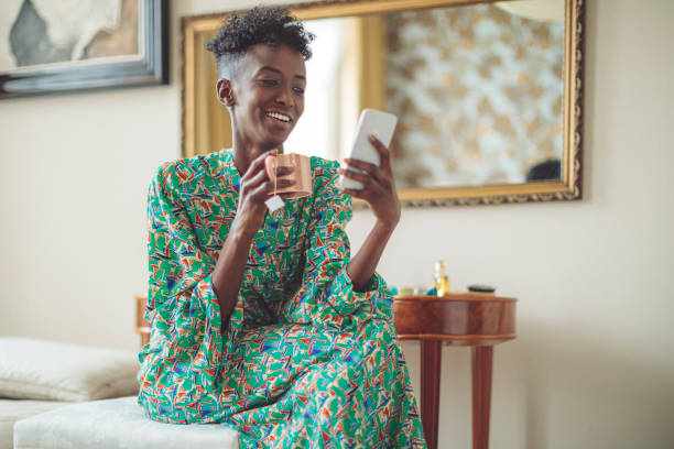 istock Young woman at home 1854578824
