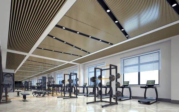 istock 3d render gym fitness center 1854580420