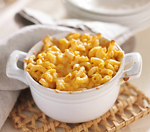 istock bowl of baked macaroni and cheese 185458350