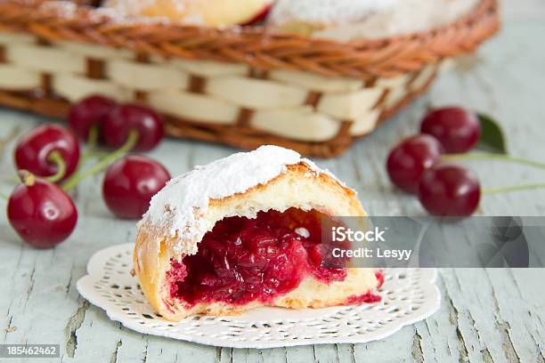Homemade Cakes With Cherries Stock Photo - Download Image Now - Baked, Cherry, Dessert - Sweet Food