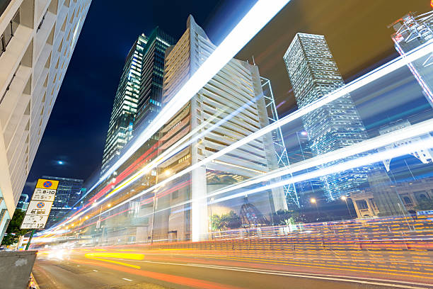 istock traffic in Hong Kong at night 185464186