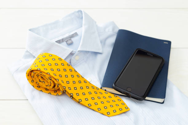 istock Shirts and ties for men. 1854646197