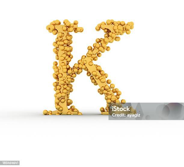 Alphabet K Stockfoto und mehr Bilder von Abstrakt - Abstrakt, Alphabet, Design