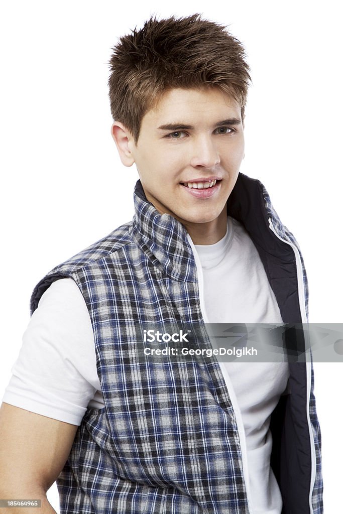 Hombre joven atractivo - Foto de stock de A cuadros libre de derechos