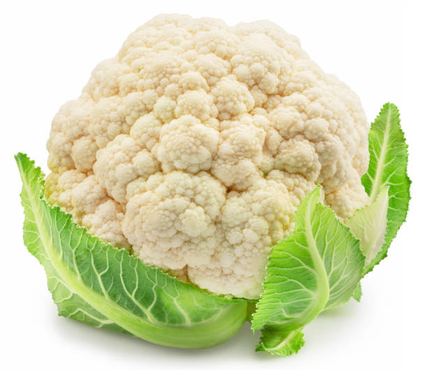 istock Cauliflower cabbage isolated on white background. File contains clipping path. 1854658609