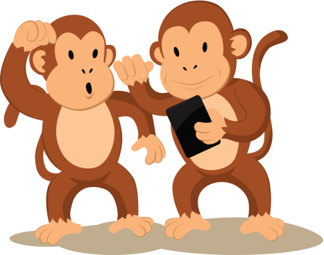 cartoon monkey in love vector gratis | AI, SVG y EPS | Página 32