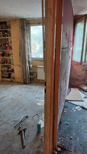 istock Abounded house building and renovation photo. 1854713016