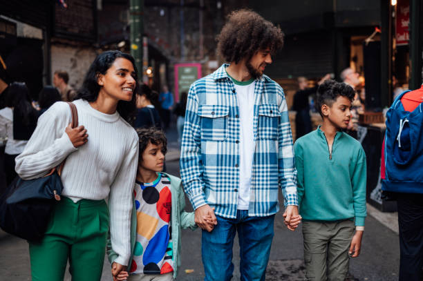 istock A family walk through an indoor market 1854723253