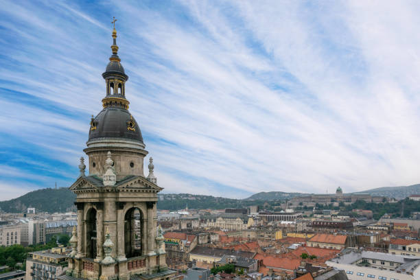 istock Budapest Panorama: St. Stephen Basilica and Cityscape 1854732615