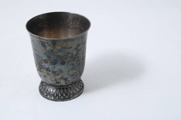 istock Ancient Glass made of Siver 185474618