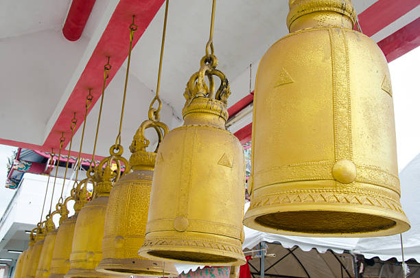 istock golden bell in temple 185474803