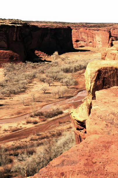 Surrounding Hills and Valley near The entrance or beginning of the Canyon De Chelly Navajo Nation