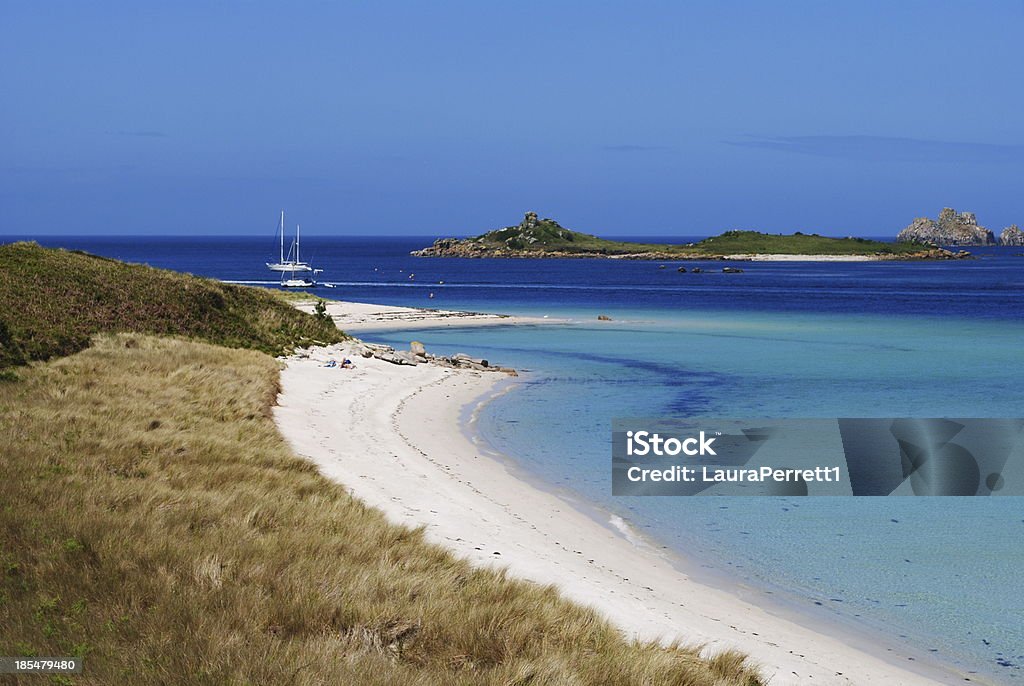 Tresco Island and Beyond Tresco Island and beyond. From the Isles of Scilly UK. Isles of Scilly Stock Photo